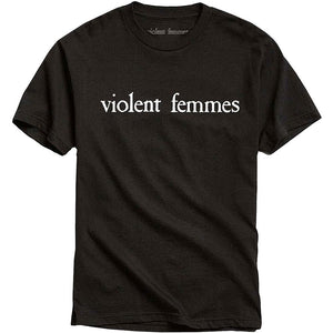 Violent Femmes Unisex Tee: White Vintage Logo