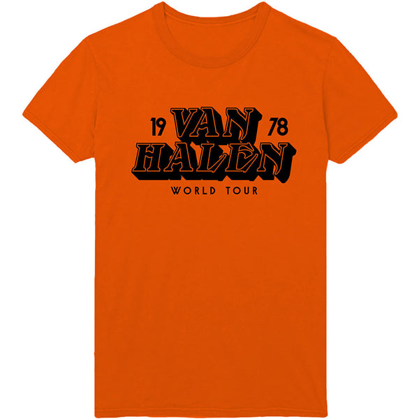 Van Halen | Official Band T-Shirt | World Tour '78