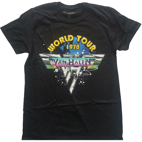 Van Halen | Official Band T-Shirt | World Tour '78 Full Colour