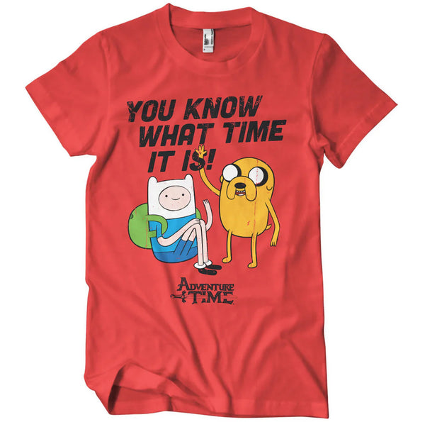 Adventure Time | Official Band T-Shirt | It's Adventure Time (red)
