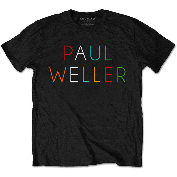 Paul Weller | Official Band T-Shirt | Multicolour Logo