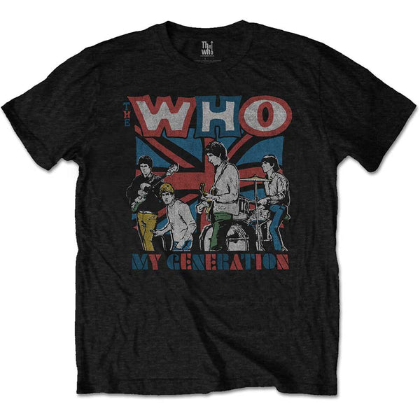 The Who | Official Band T-Shirt | My Generation Sketch