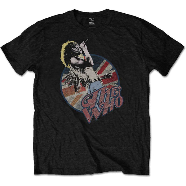 The Who | Official Band T-Shirt | Roger Vintage Pose