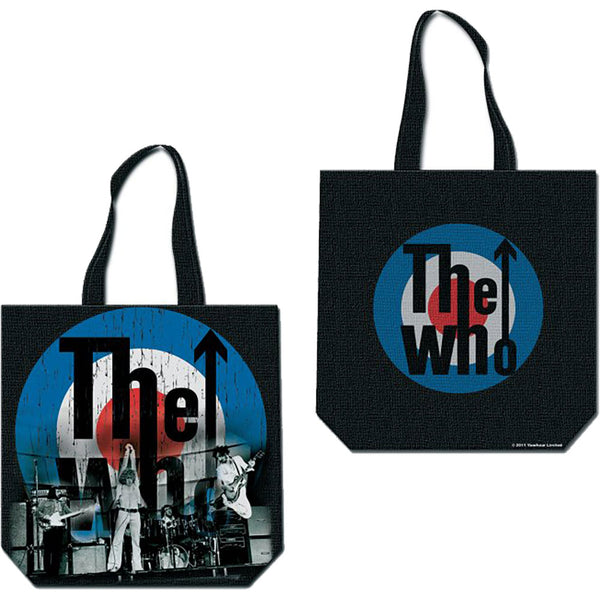 The Who Cotton Tote Bag: Target (Back Print)