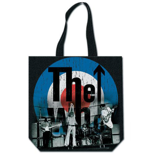 The Who Cotton Tote Bag: Target (Back Print)