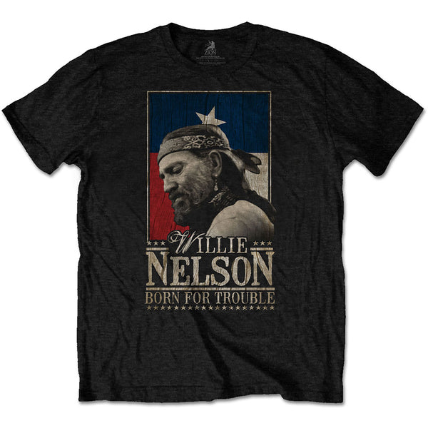 Willie Nelson | Official Band T-Shirt | Born For Trouble