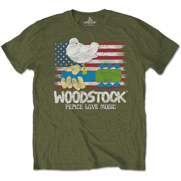 Woodstock | Official Band T-shirt | Flag