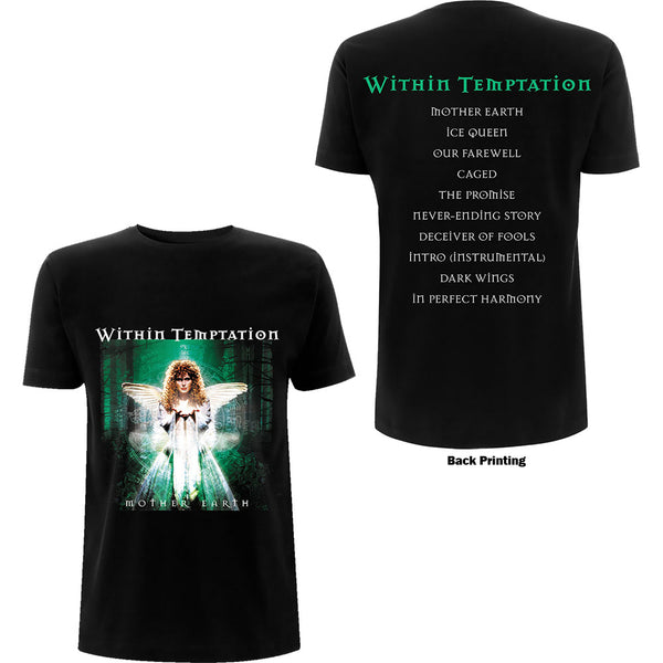 Within Temptation | Official Band T-Shirt | Mother Earth (Back Print)