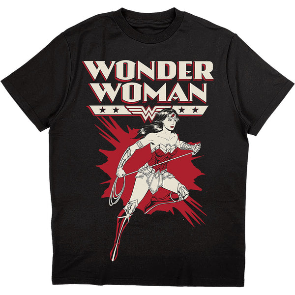 DC Comics | Official Band T-Shirt | Wonder Woman Explosion