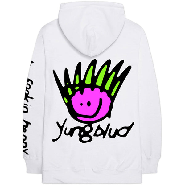 Yung Blud Pullover Hoodie: Face (Back Print)