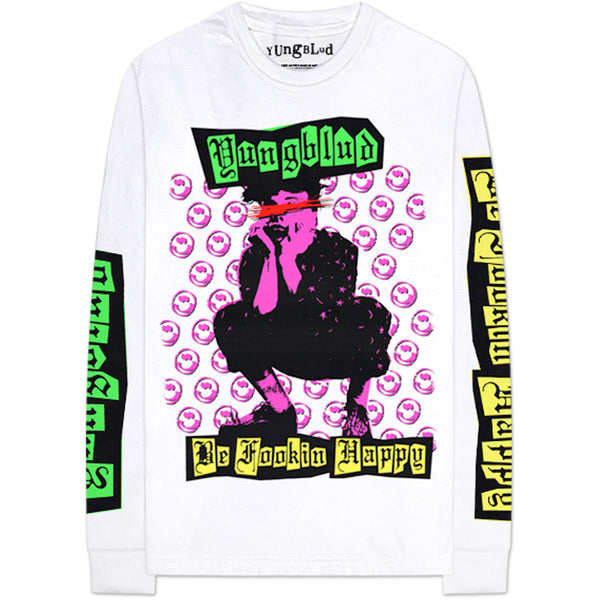 Yungblud Unisex Long Sleeve T-Shirt: Punker (Back & Sleeve Print)