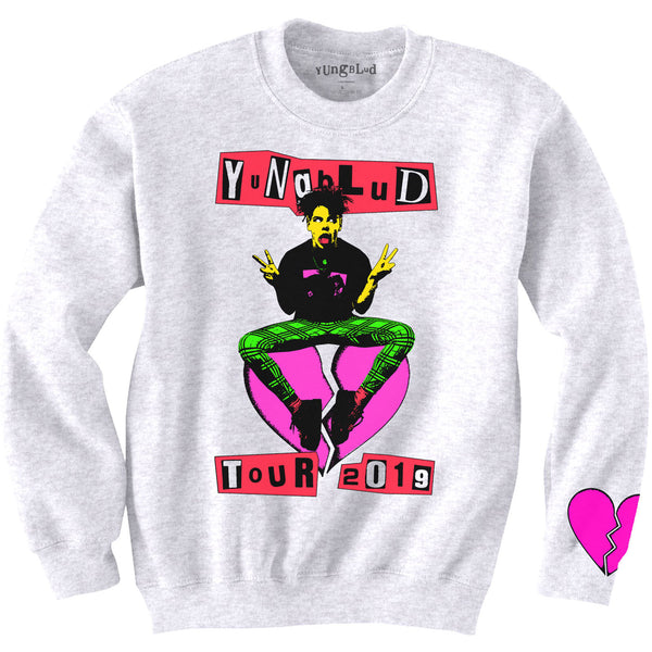 Yungblud Unisex Sweatshirt: Tour (Ex Tour/Back & Arm Print)