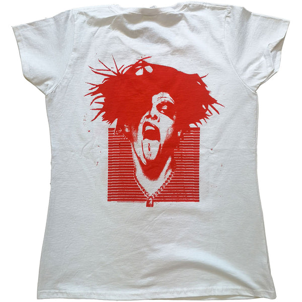 Yungblud Ladies T-Shirt: DEADHAPPY (Back Print)