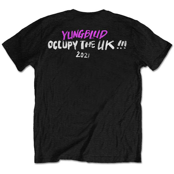 Yungblud Unisex T-Shirt: Occupy the UK (Back Print)
