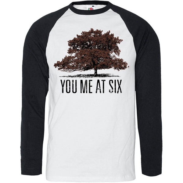 You Me At Six Unisex Raglan T-Shirt Tree