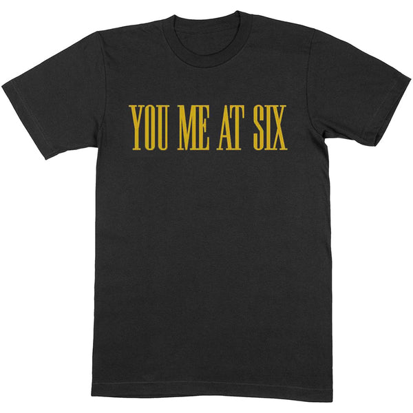 You Me At Six | Official Band T-Shirt | Yellow Text