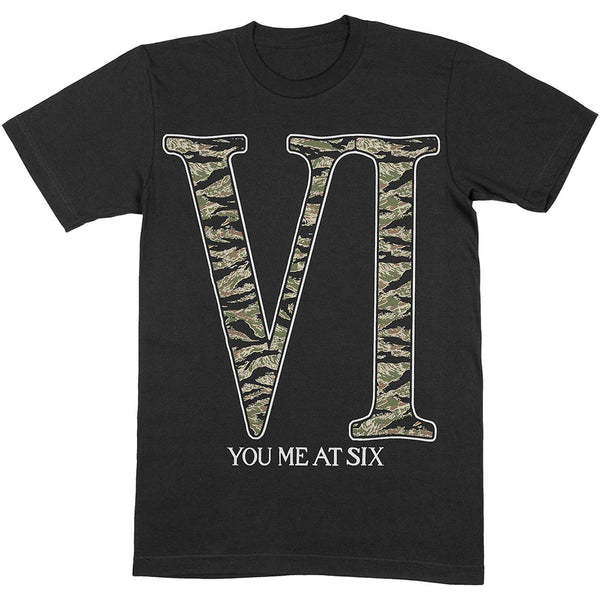 You Me At Six Unisex T-Shirt Camo VI