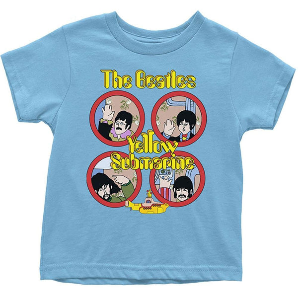 The Beatles Kids T-Shirt (Toddler): Yellow Submarine Portholes