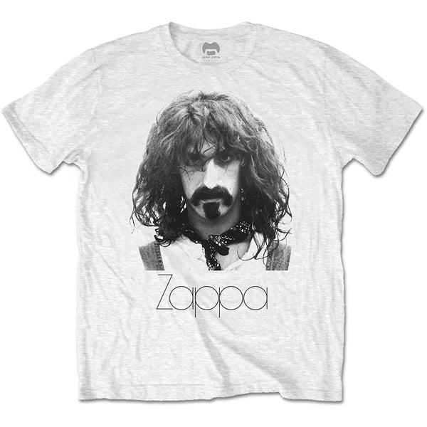 Frank Zappa | Official Band T-Shirt | Thin Logo Portrait