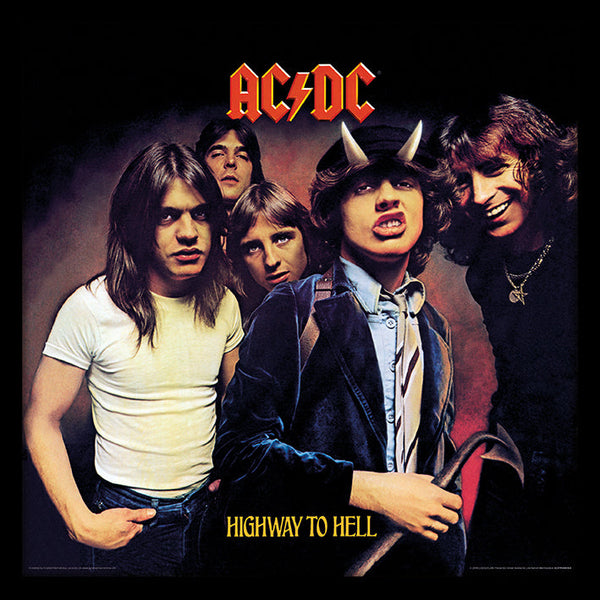 AC/DC Highway To Hell: 30.5 x 30.5cm Framed Print