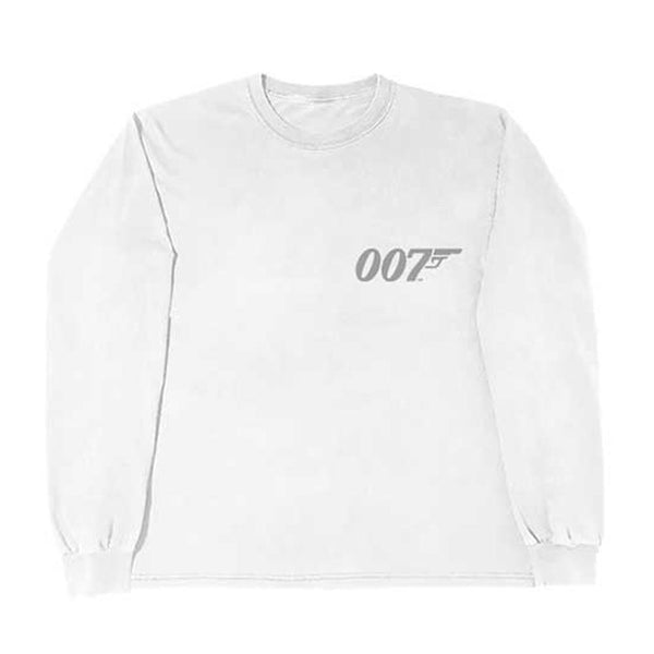 James Bond 007 Unisex Long Sleeved T-Shirt: Goldeneye Japanese Poster (Back Print)