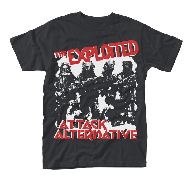 The Exploited Unisex T-shirt: Attack