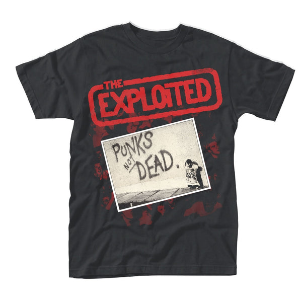 SALE The Exploited Unisex T-shirt: Punks Not Dead (Album)